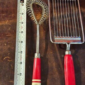Vintage Wisk and Slicer